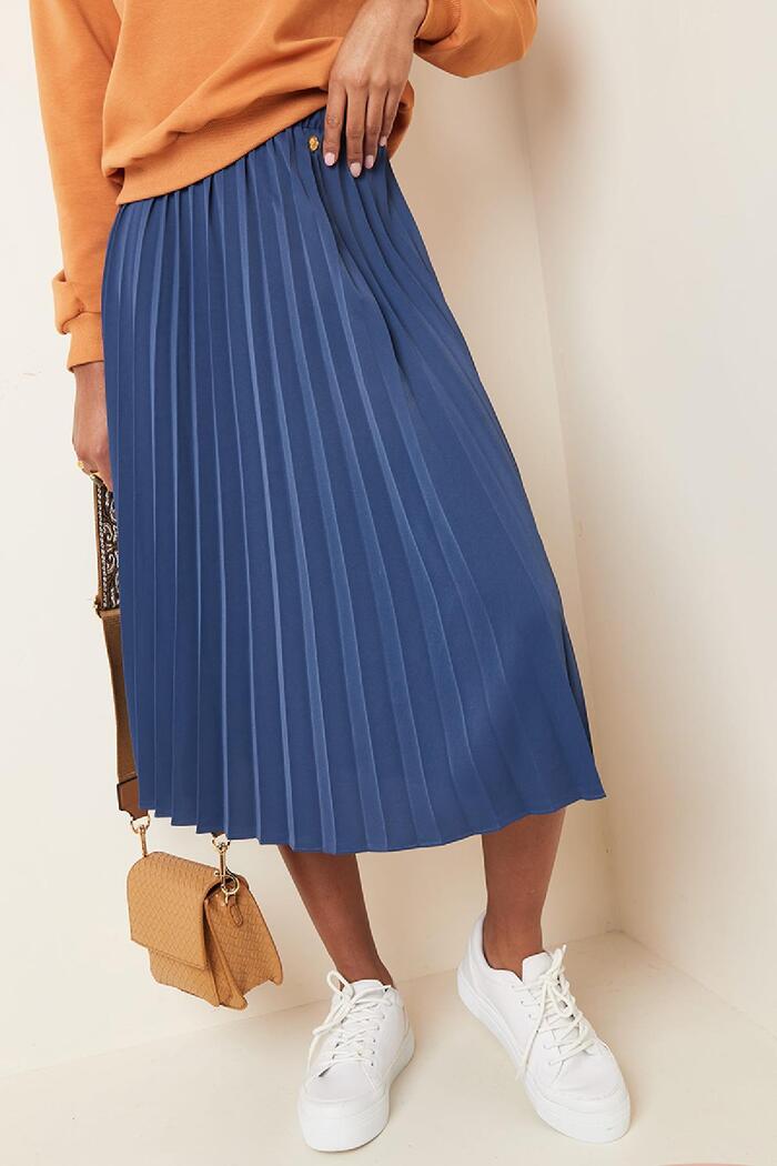 Pleated skirt Purple M Picture2